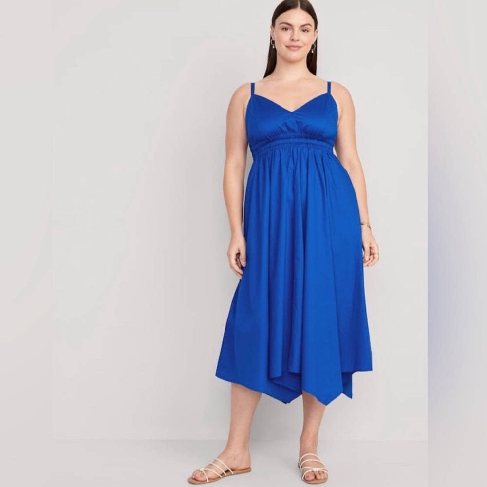 *NWT* OLD NAVY Waist-Defined Sleeveless Smocked Maxi Dress